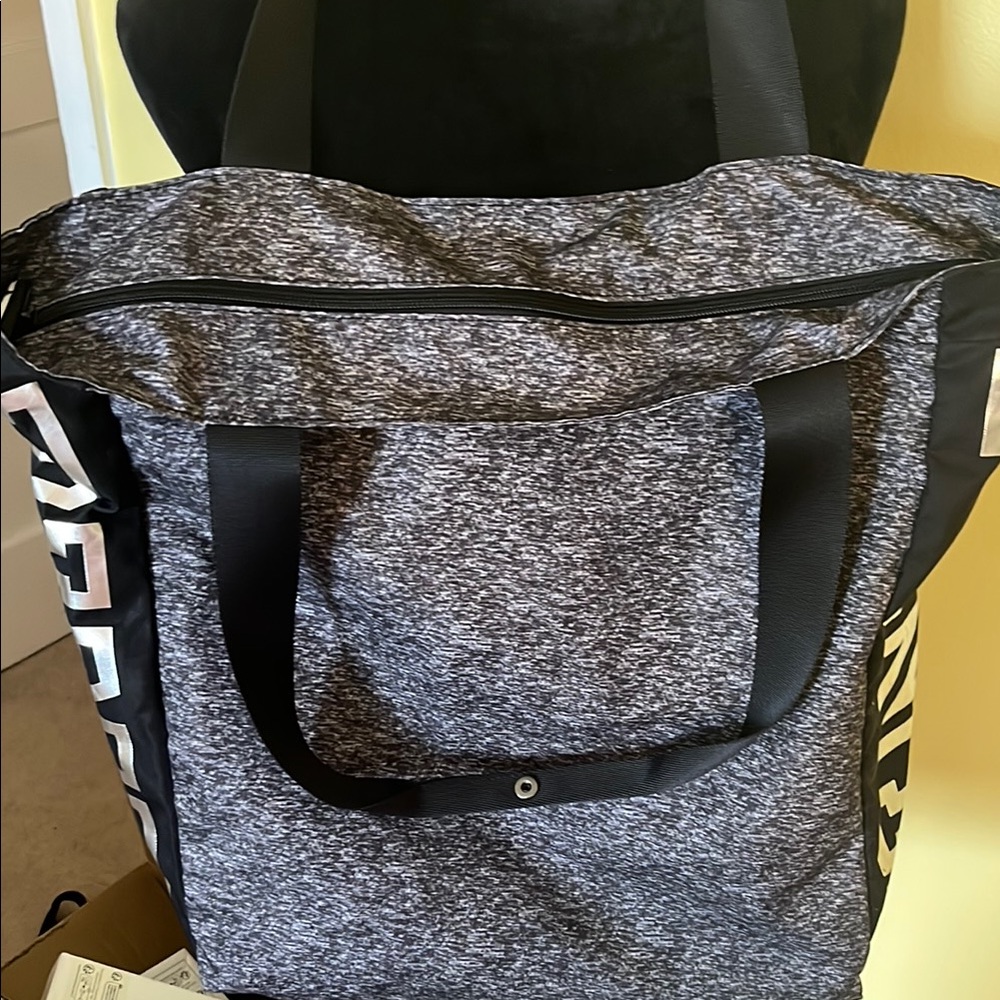PINK Victoria's Secret Gray Tote Bag - Picture 3 of 6